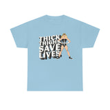 Black Logo Thick Thighs Save Lives Tee